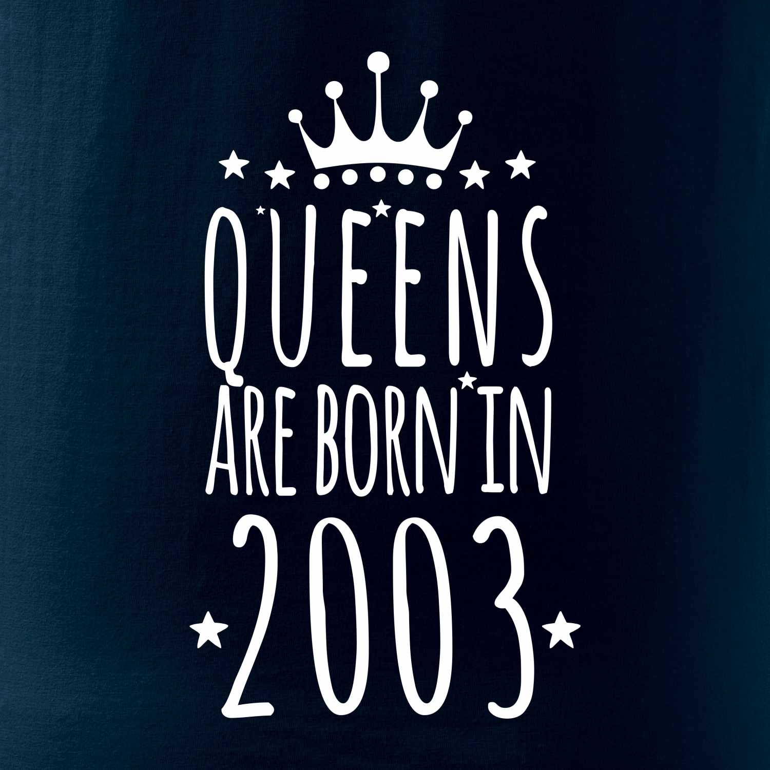 Queens are born in 2003 - Pure dámske tričko - Myshirt.sk