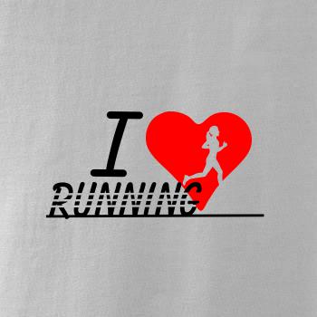 I love running dievča