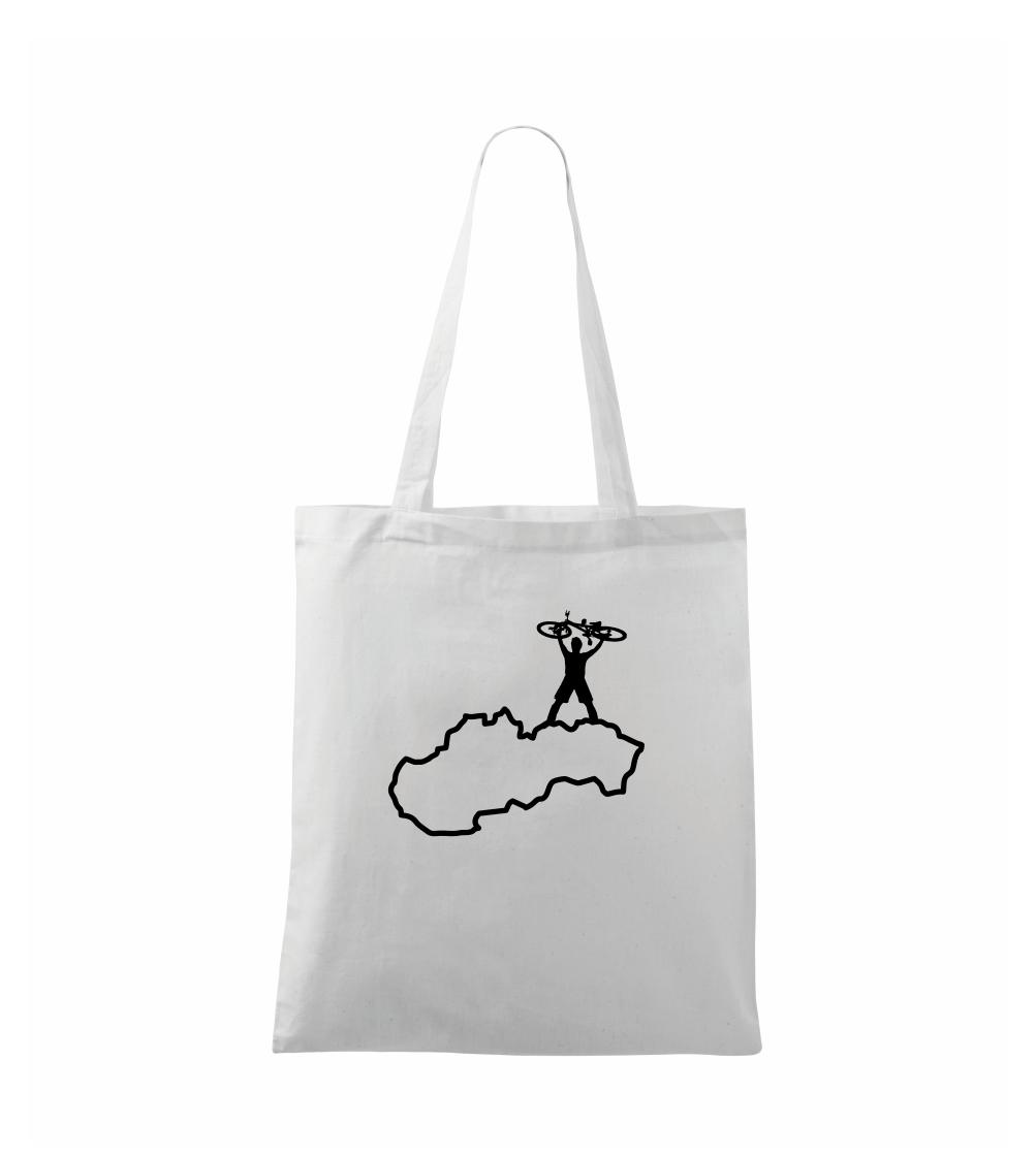 Mapa SK - cyklista na prsiach