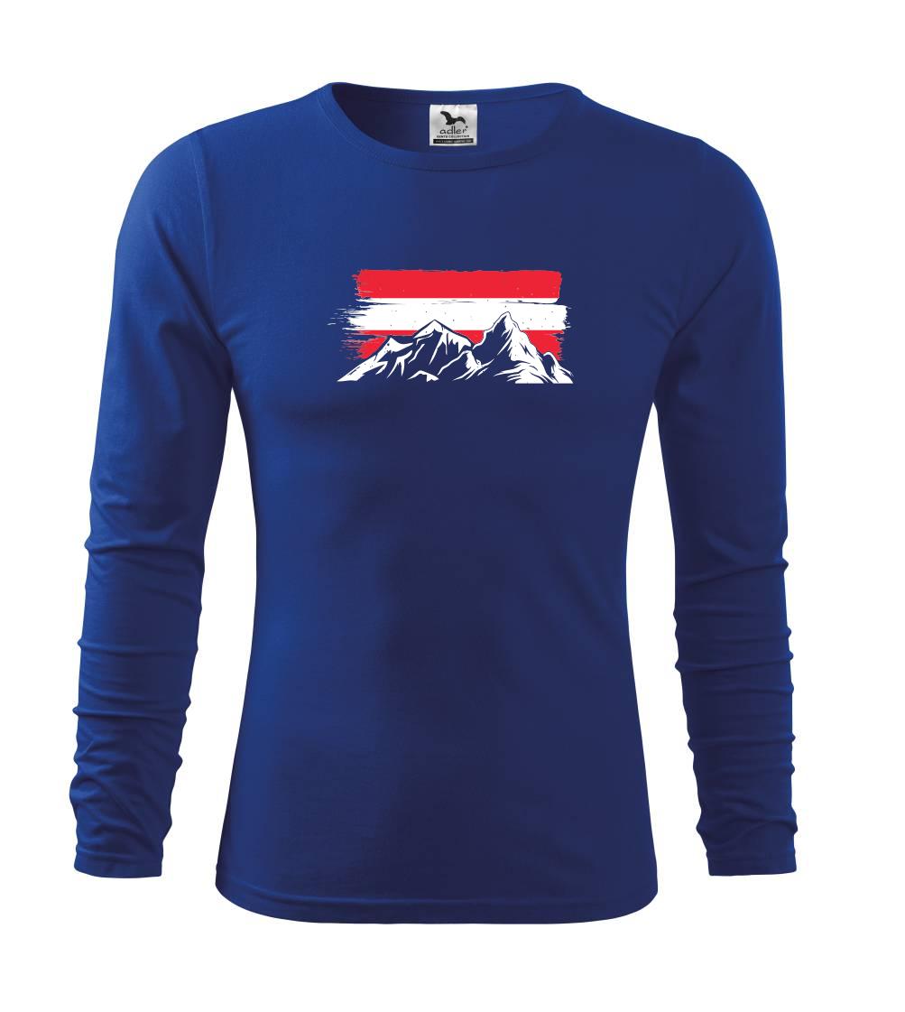 Trička pre cestovateľov - Rakúske hory - Tričko detské Long Sleeve