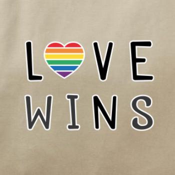 Love wins nápis