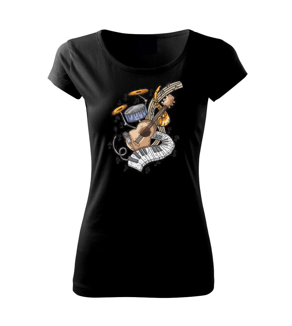 Hudobné nástroje v notách