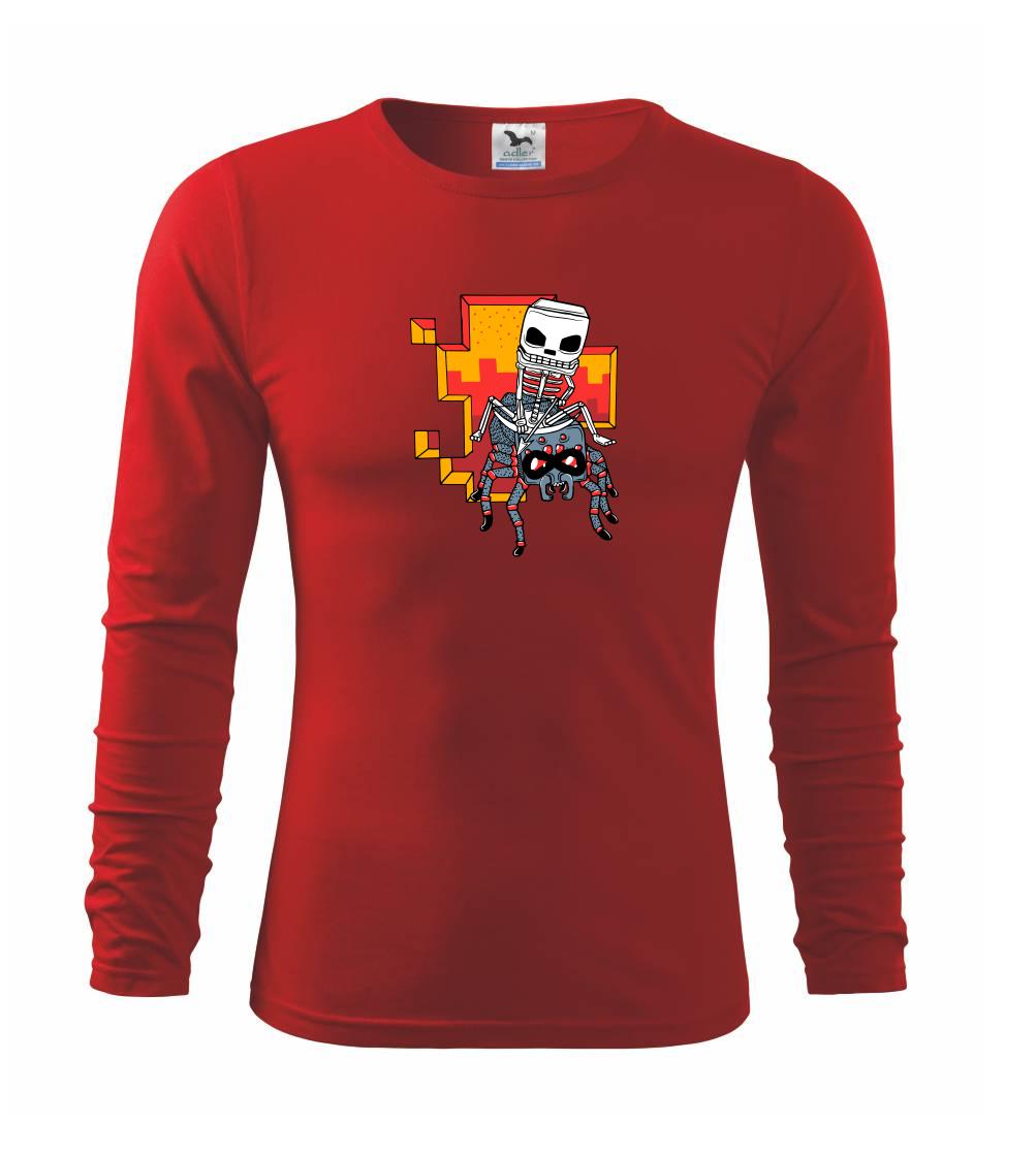 Tričká pre ajťákov - Minemania (Pecka design) - Tričko s dlhým rukávom FIT-T long sleeve