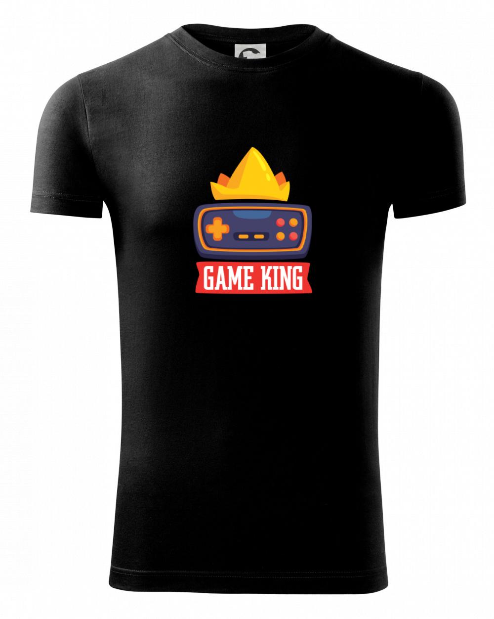 Tričká pre ajťákov - Game king - kreslený - Viper FIT - Pánske zúžené tričko