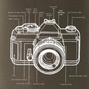 Nákres starý fotoaparát Nákres starý fotoaparát