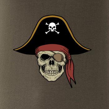 Pirátska lebka s klobúkom  Pirátska lebka s klobúkom