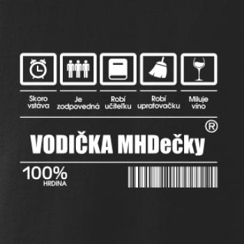 Čiarový kód - Vodič MHDečky / Vodička MHDečky