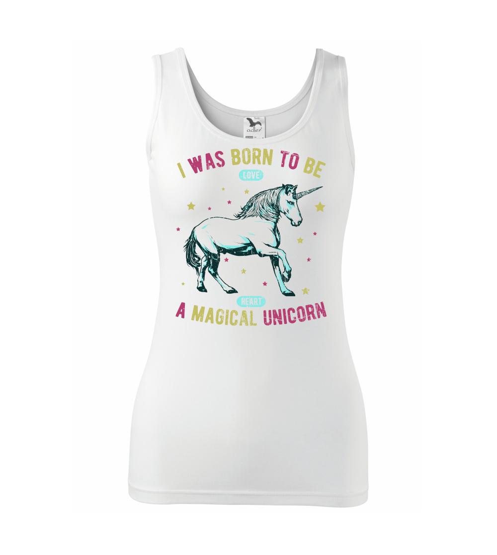 Tričká so zvieratami - Unicorn magic - Dámske tielko