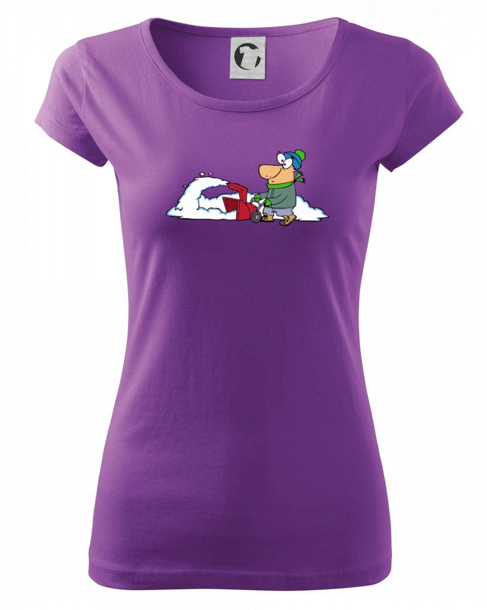 Frézování sněhu kreslené