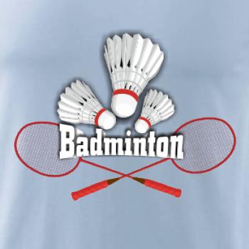 Bedminton - nápis s košíkmi