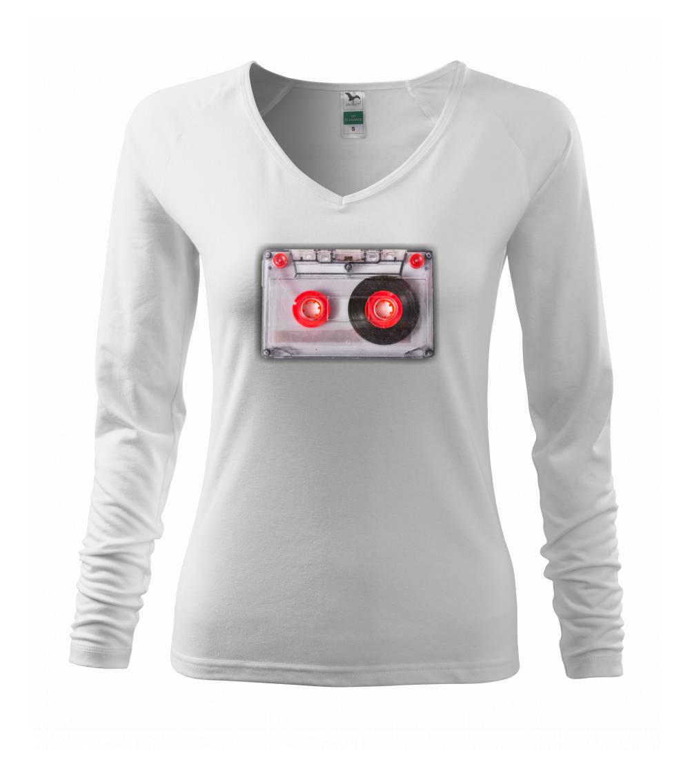 Geek Tričká - MC kazeta priehľadná - Tričko dámske Elegance