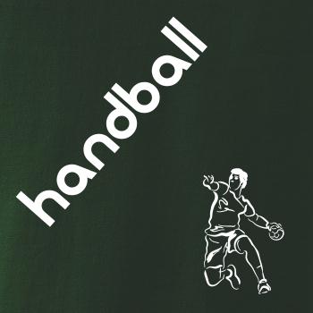 Handball nápis šikmo Handball nápis šikmo