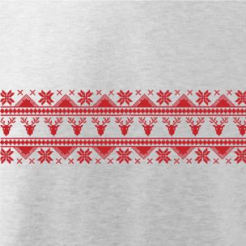 Vianočný vzor - jeleň a vločka