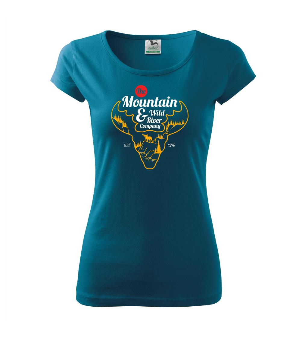 Trička pre cestovateľov - Moose - Dámske tričko Pure