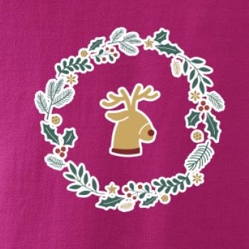 Vianočný veniec so sobom