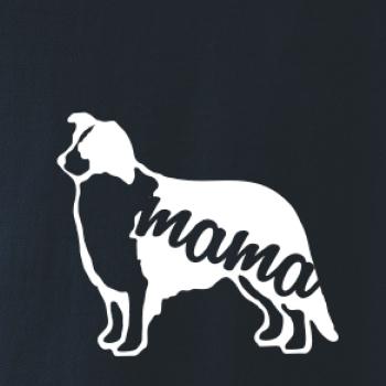 Borderská kólia mama obrys Borderská kólia mama obrys