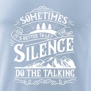 Nature talking about silence