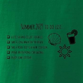 Summer 2019 to do list