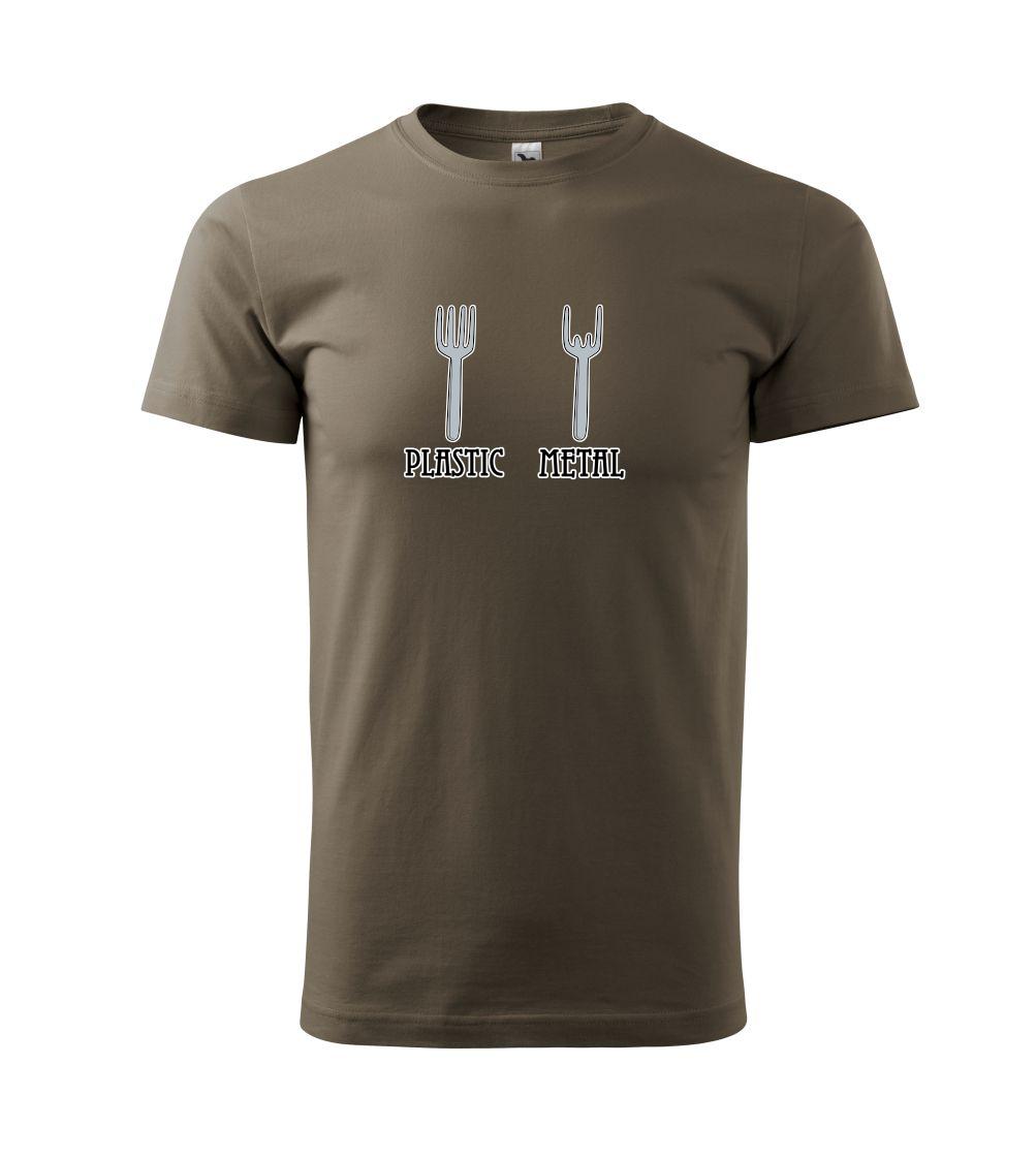 Hudobné tričká - Plastic Metal - Tričko extra veľké  (5-8XL)