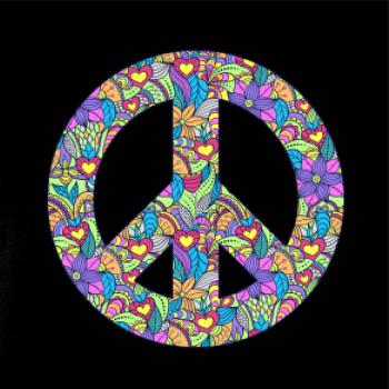 Peace symbol mandela