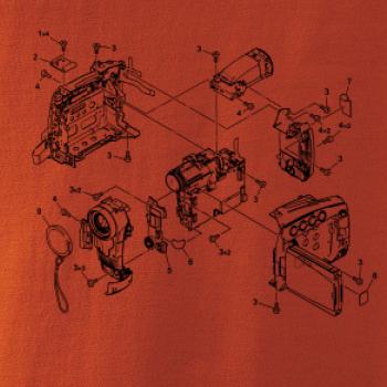 Nákres videokamera stará