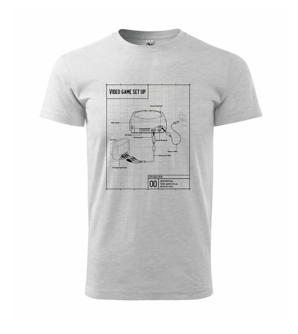 Nákres TV video hra guľatá Nákres TV video hra guľatá