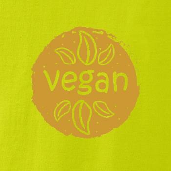 Vegan hnědá kruh