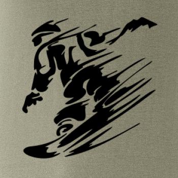 Rychlý snowboardista