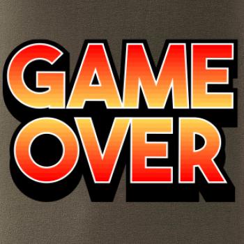 Game over - nápis farebný
