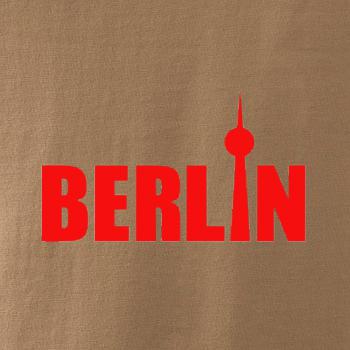 Berlin nápis veža Berliner Fernsehturm Berlin nápis veža Berliner Fernsehturm