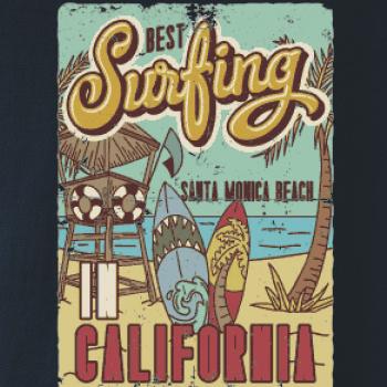 Santa Monica Beach Surf
