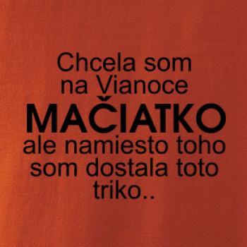 Chcela som na Vianoce mačiatko