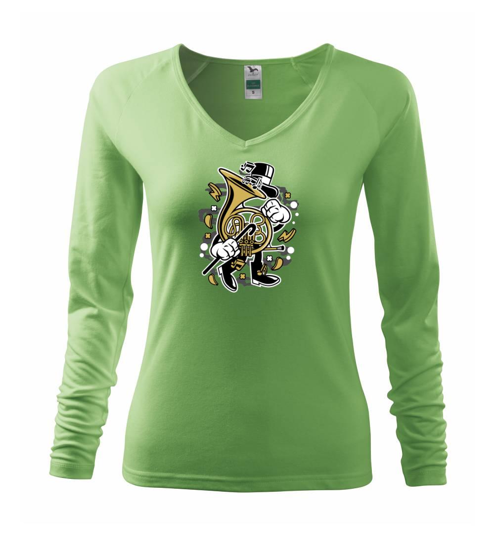 Hudobné tričká - Trubkanátor - Tričko dámske Elegance