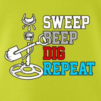 Sweep Beep Dig Repeat Sweep Beep Dig Repeat