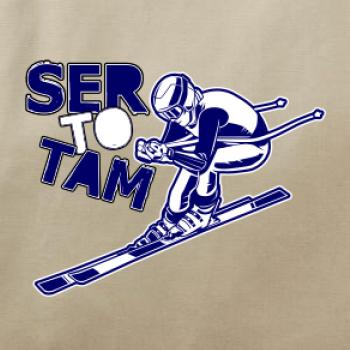 Lyžiar ser to tam