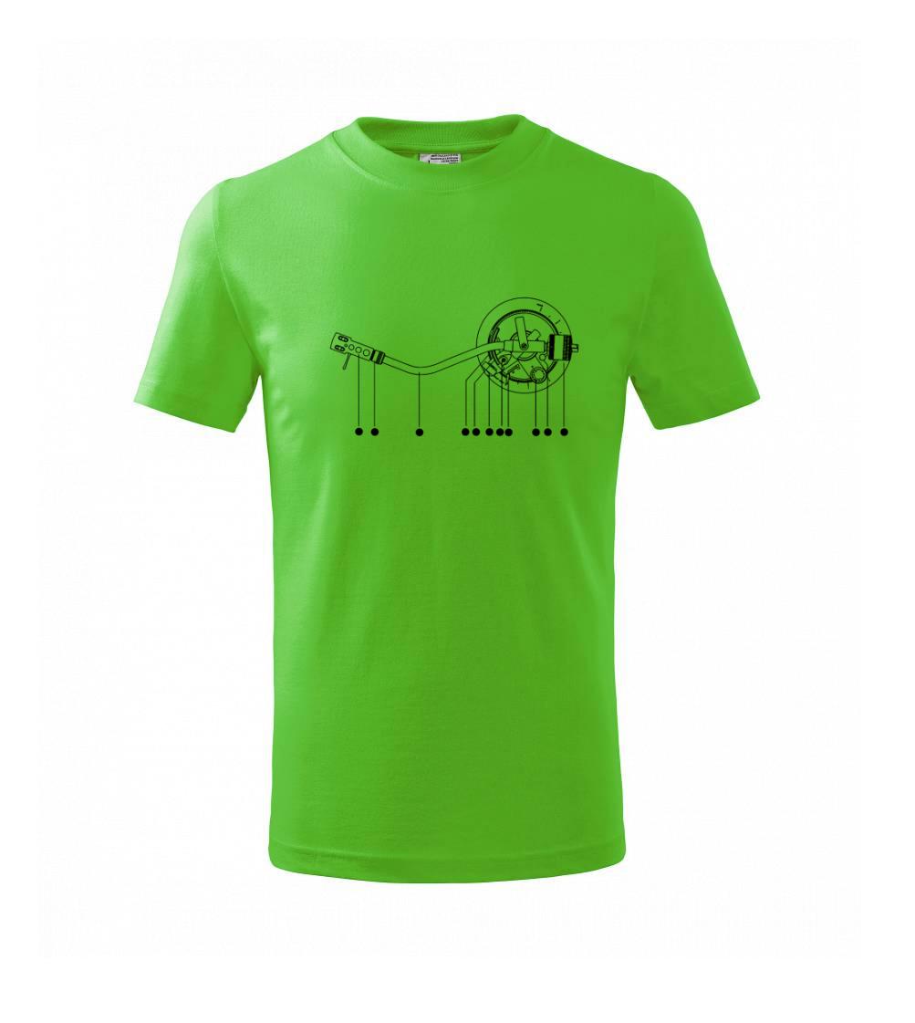 Nákres rameno gramofónu