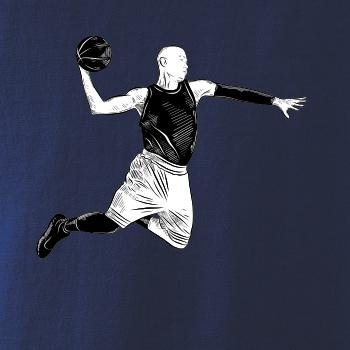 Basketbalista vo výskoku