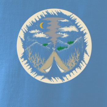 Indiánske teepee v kruhu