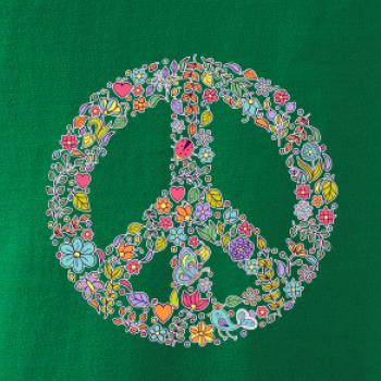Peace symbol lístočky