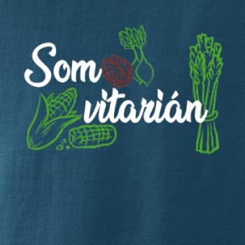 Som vitarián - nápis Som vitarián - nápis