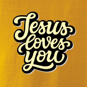 Jesus loves you - písané písmo