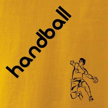 Handball nápis šikmo Handball nápis šikmo