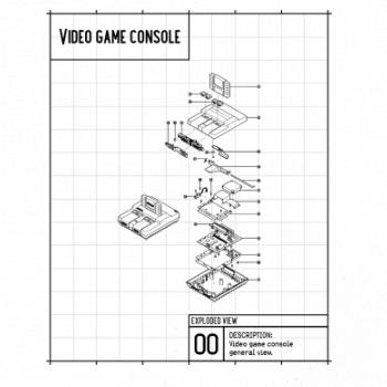 Nákres TV videohra na kazety
