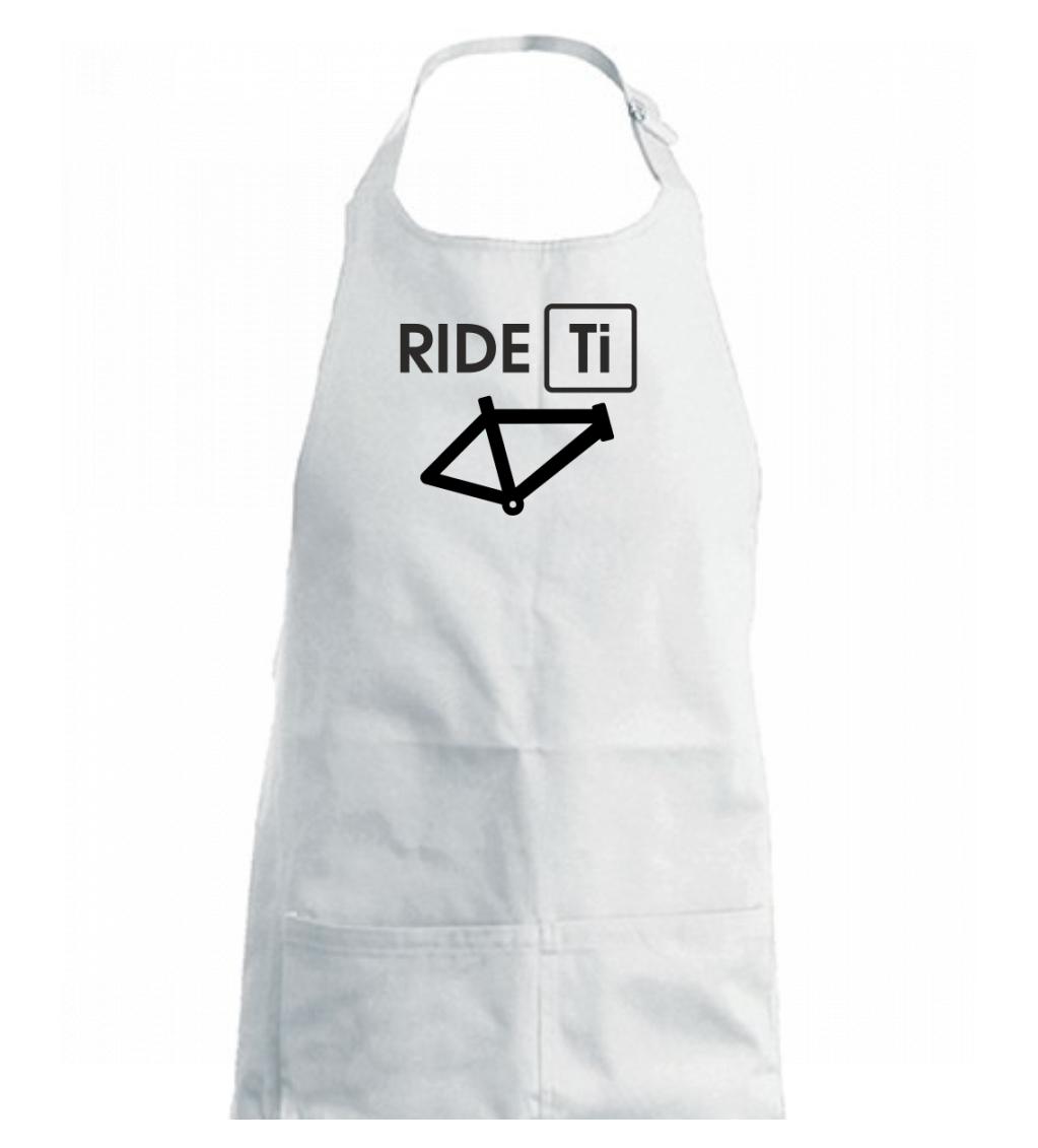 Tričko ako darček pre cyklistu - Ride Ti - Detská zástera na varenie