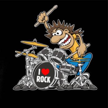 I love rock bubeník