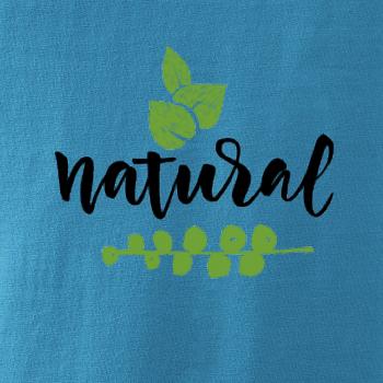 Natural - nápis v listoch
