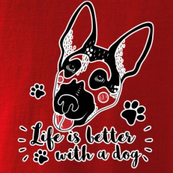 German shepherd - life is a better with dog