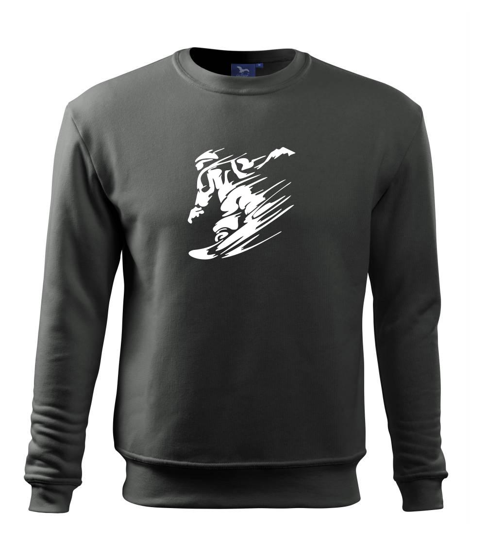 Rychlý snowboardista