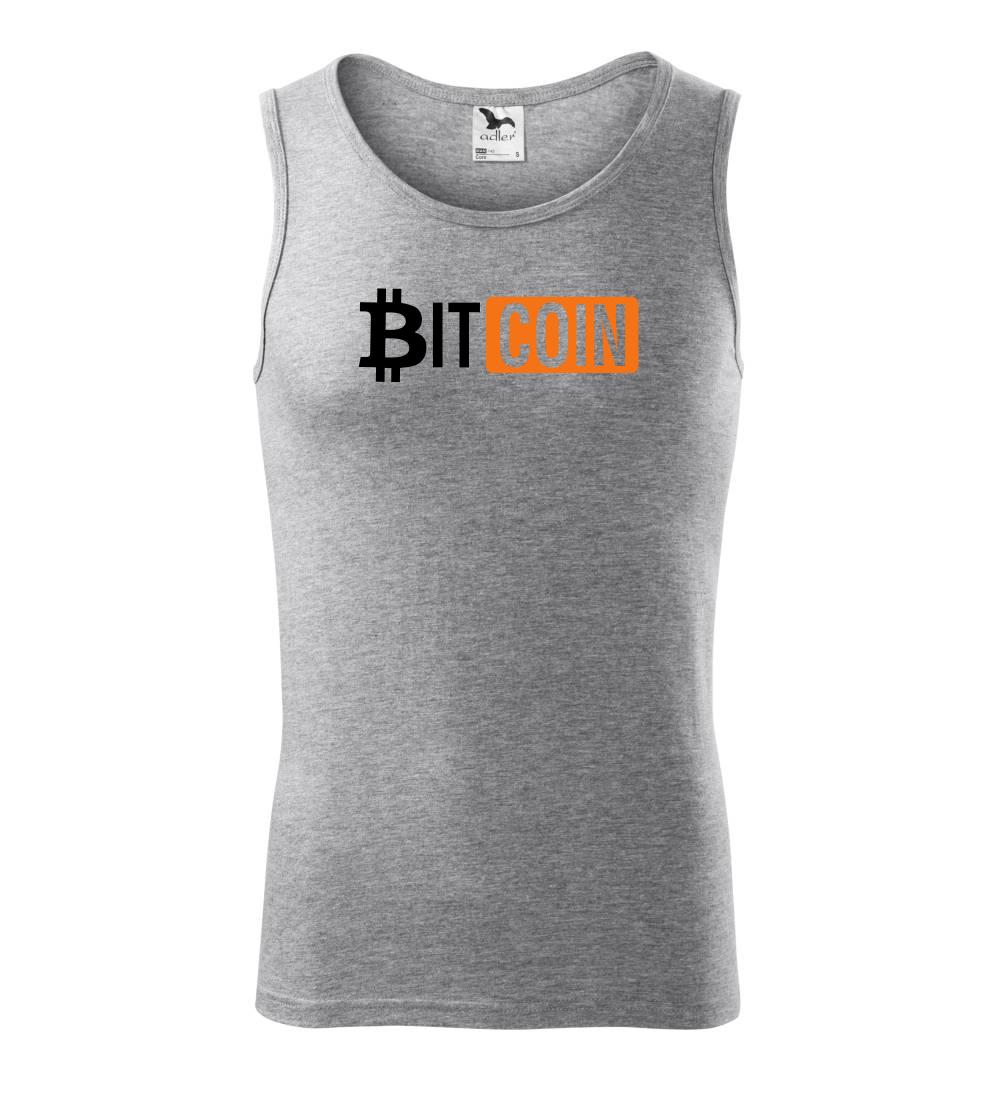 Bitcoin nápis Bitcoin nápis