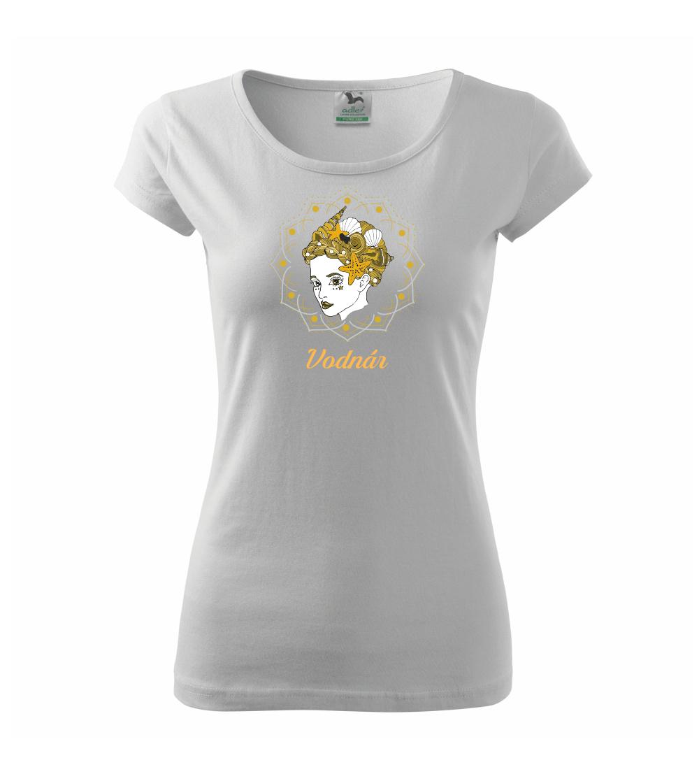 Tričká vodnár - Znamenie ženy - Vodnár SK (Pecka design) - Dámske tričko Pure